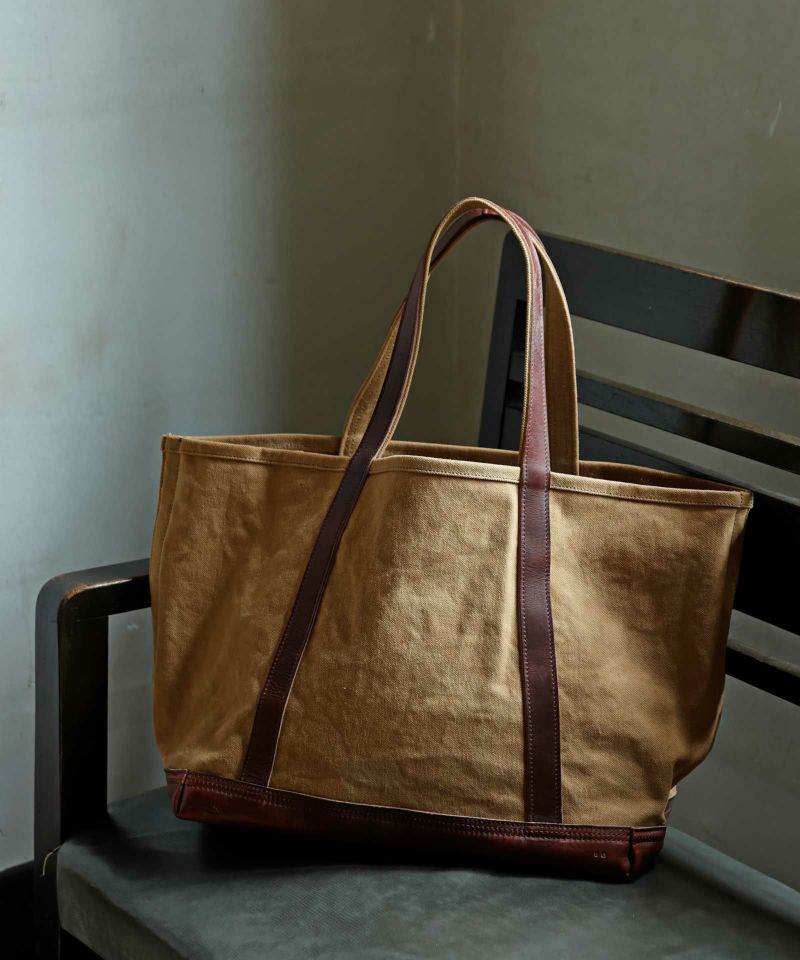 AGING CANVAS BASIC TOTE ベーシックトート | evergreen works online 