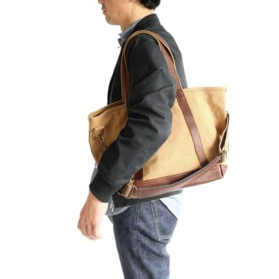 AGING CANVAS 2WAY TOTE 2ウェイトート | evergreen works online store