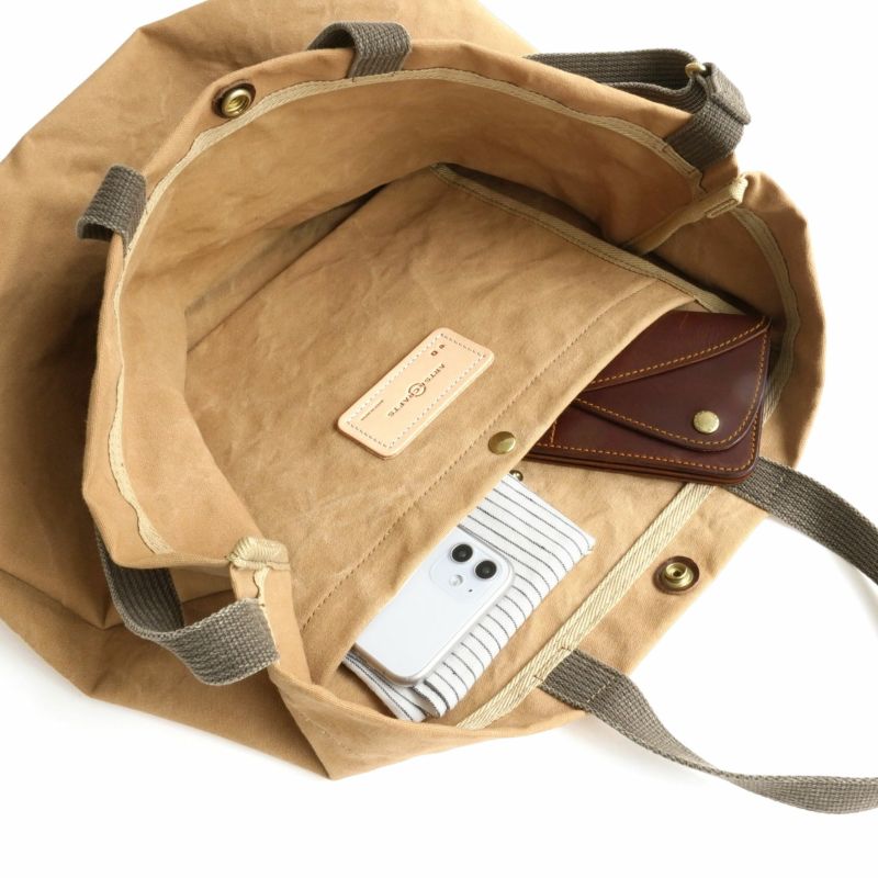 9 CANVAS 2WAY WIDE TOTE 2ウェイワイドトート | evergreen