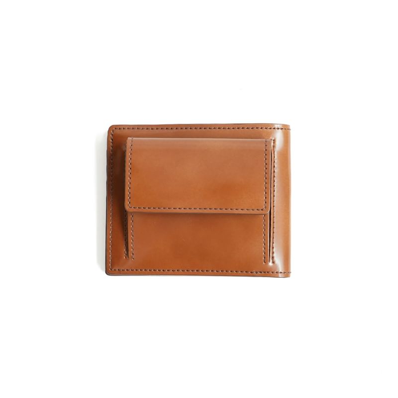 CORDOVAN ACC BILLFOLD WALLET W COIN PURSE ビルフォールドウォレットウィズコインパース | evergreen  works online store