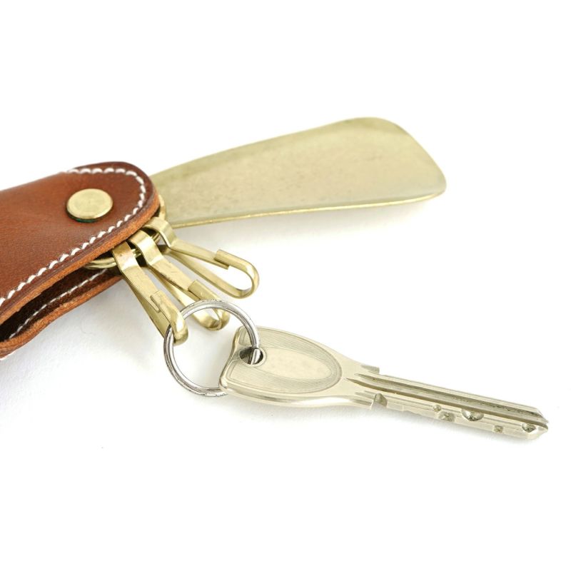 ELBAMATT ACC BRASS SHOEHORN KEY CASE ブラスシューホーンキーケース | evergreen works  online store