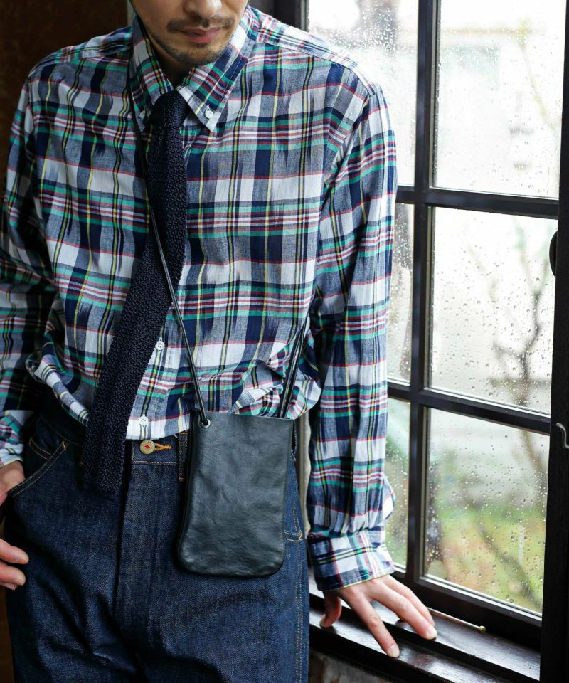VEGETABLE HORSE LEATHER FLAT SHOULDER S フラットショルダーS