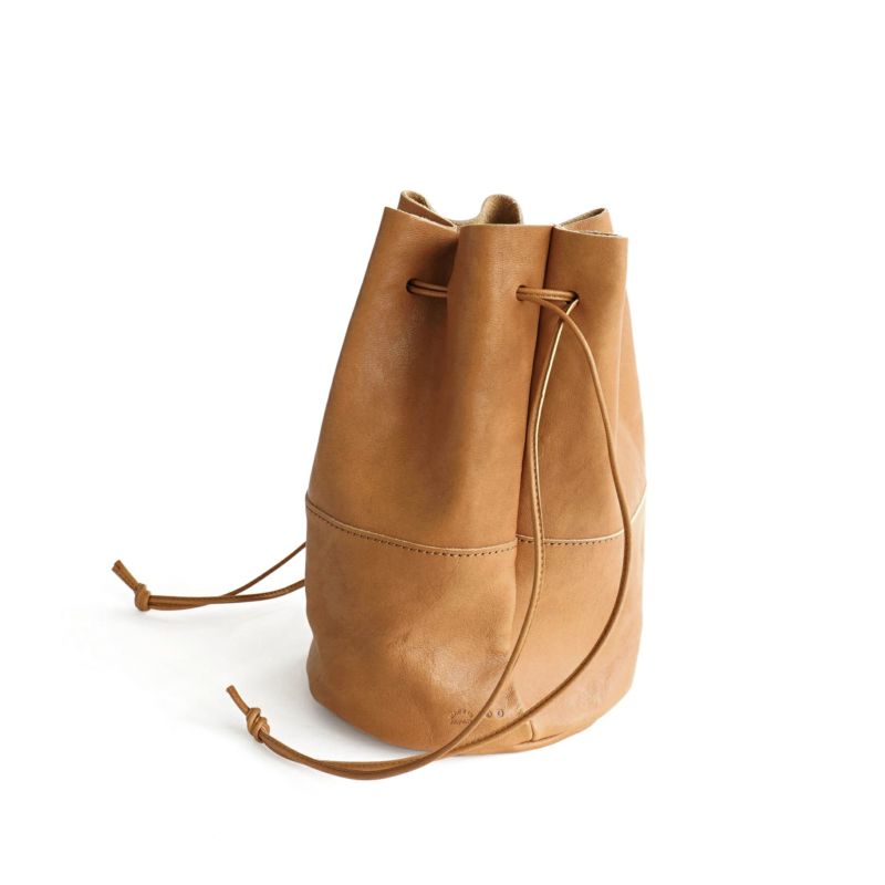 VEGETABLE HORSE LEATHER DRAW STRINGS POUCH M ドロー VEGETABLE HORSE LEATHER DRAW STRINGS POUCH M ドロー
