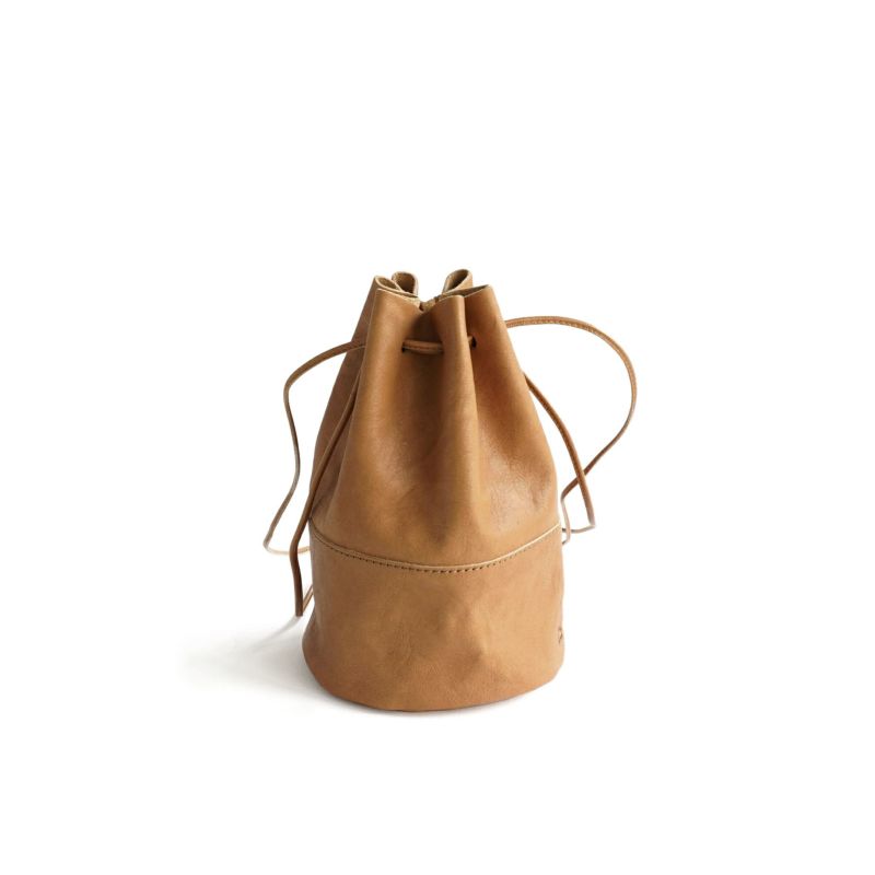 VEGETABLE HORSE LEATHER DRAW STRINGS POUCH S ドローストリング ...
