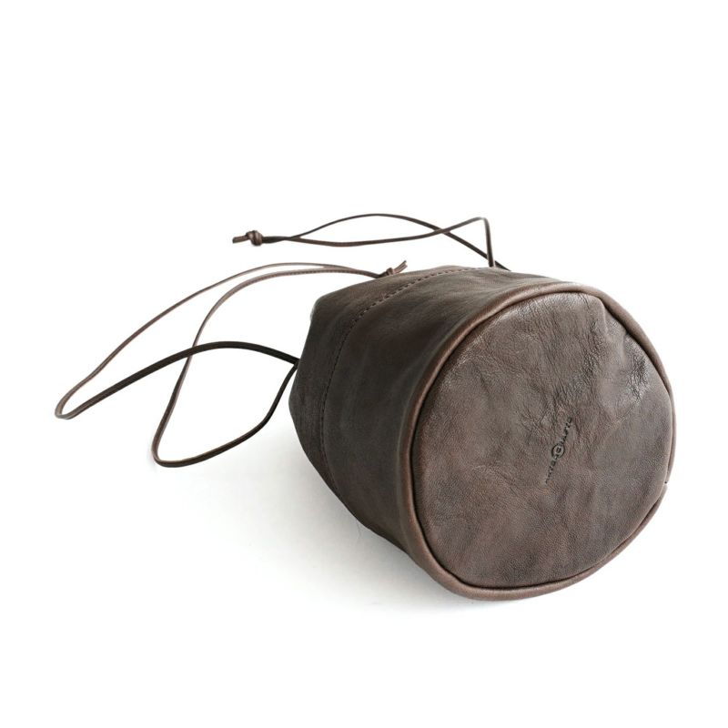 VEGETABLE HORSE LEATHER DRAW STRINGS POUCH S ドローストリングポーチS | evergreen works  online store