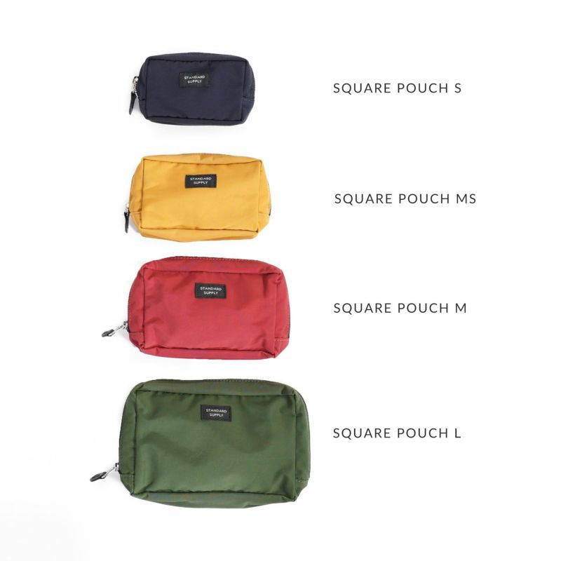 SIMPLICITY SQUARE POUCH L スクエアポーチL | evergreen works online