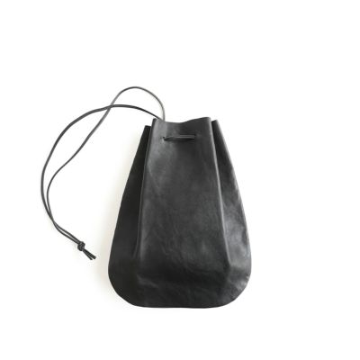 VEGETABLE HORSE LEATHER DROP SHAPE POUCH M ドロップシェイプポーチM