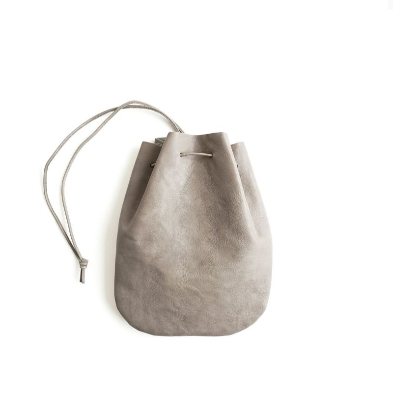 VEGETABLE HORSE LEATHER DROP SHAPE POUCH M ドロップシェイプポーチM