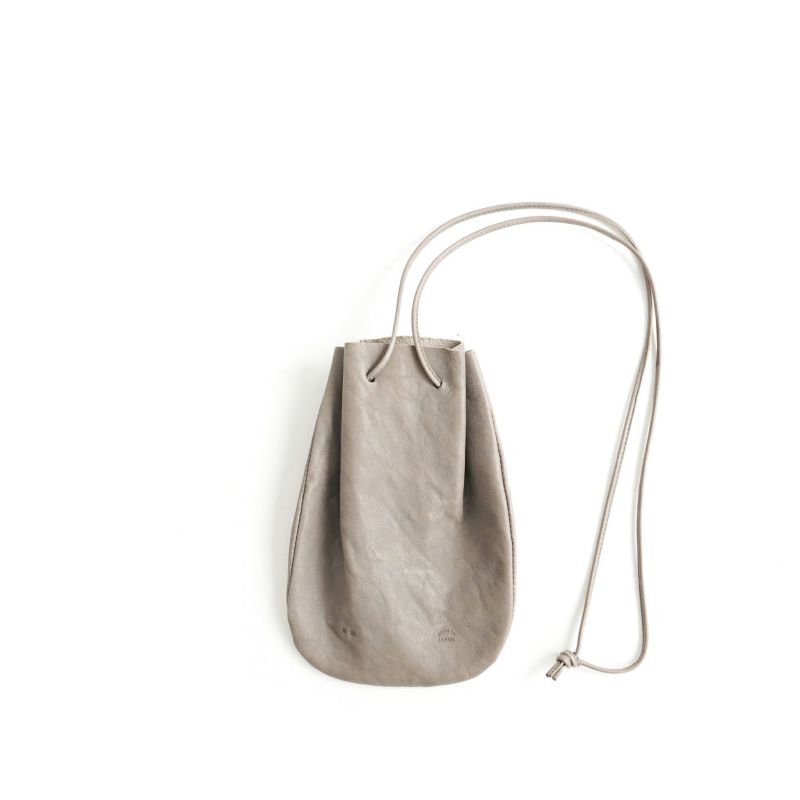VEGETABLE HORSE LEATHER DROP SHAPE POUCH S ドロップシェイプポーチS