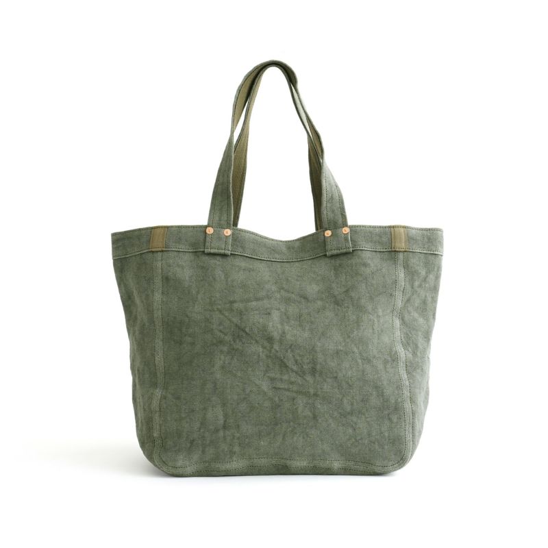 LINEN CANVAS TOTE M トートM | evergreen works online store