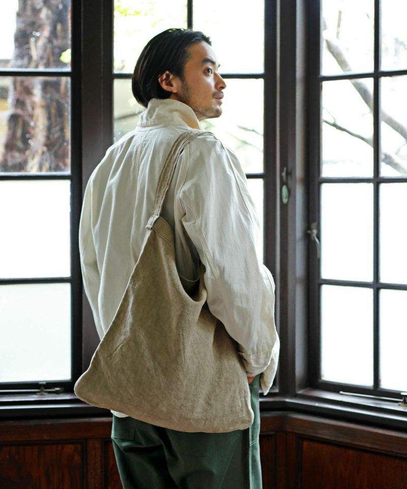 LINEN CANVAS ONE STRAP SHOULDER ワンストラップショルダー | evergreen works online store