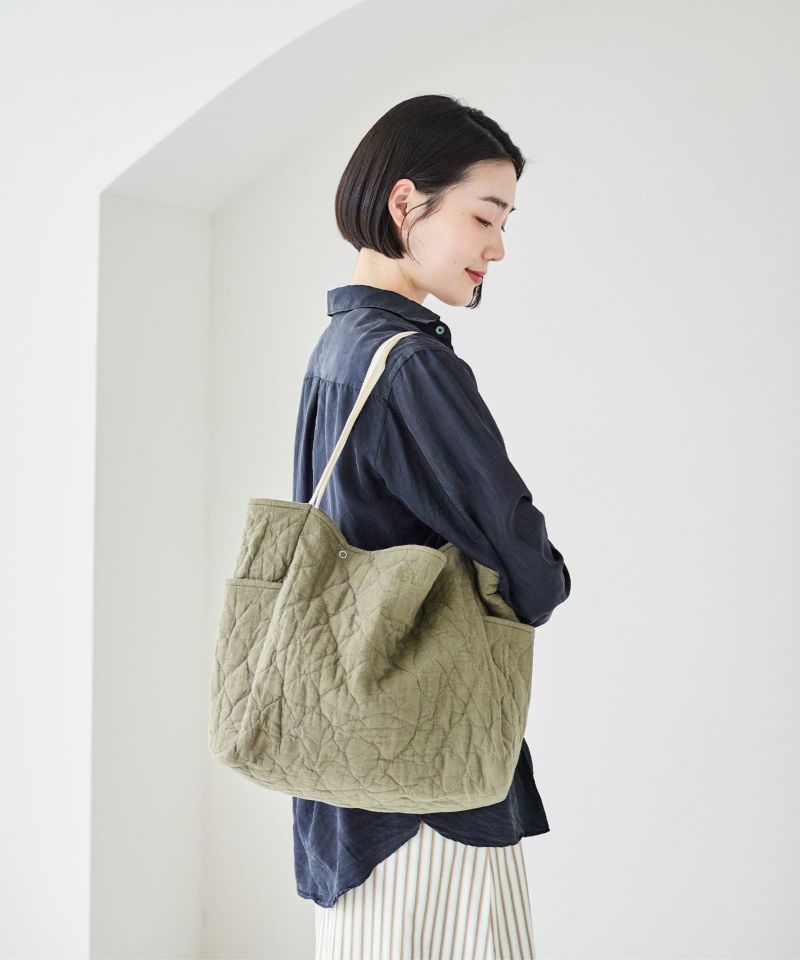 DAILY QUILTING TOTE M トートM | evergreen works online store