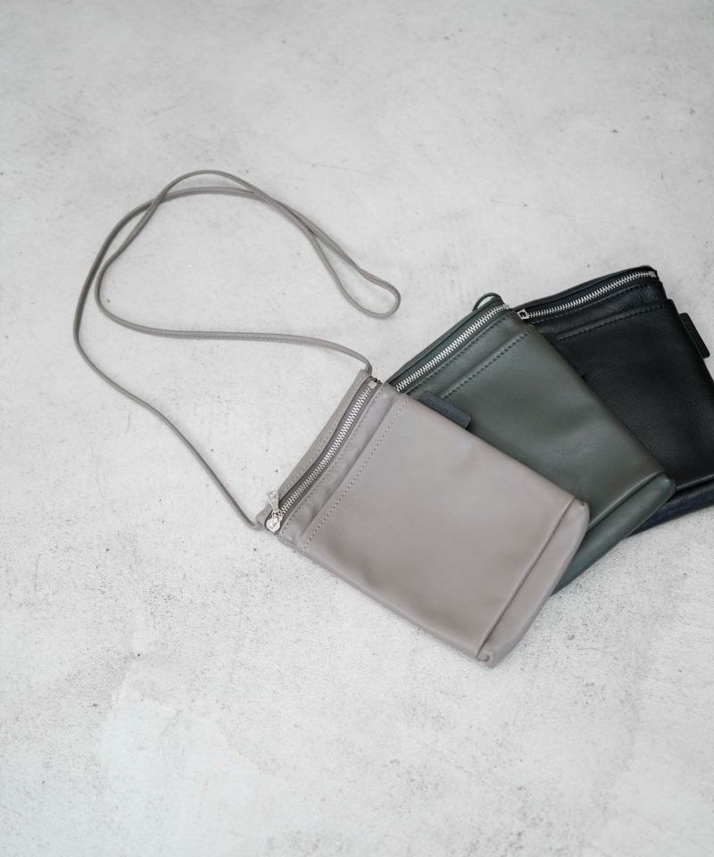 スタンダードサプライ　LAMB LEATHER SLING PURSE M LAMB LEATHER SLING PURSE M スリングパースM | evergreen works