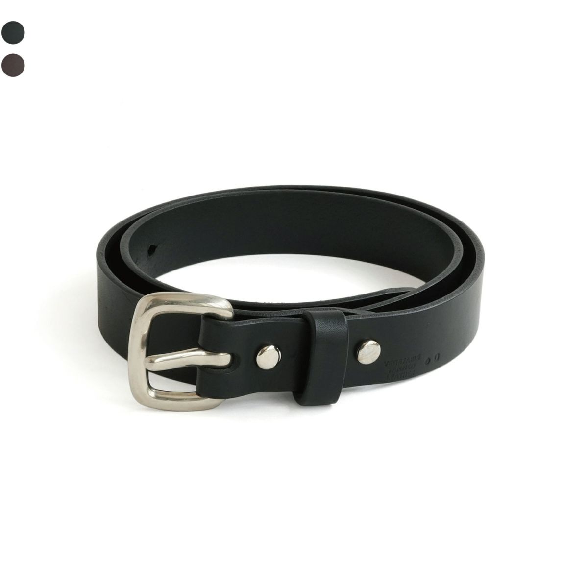 THICK BUCKLE BELT / 2色展開