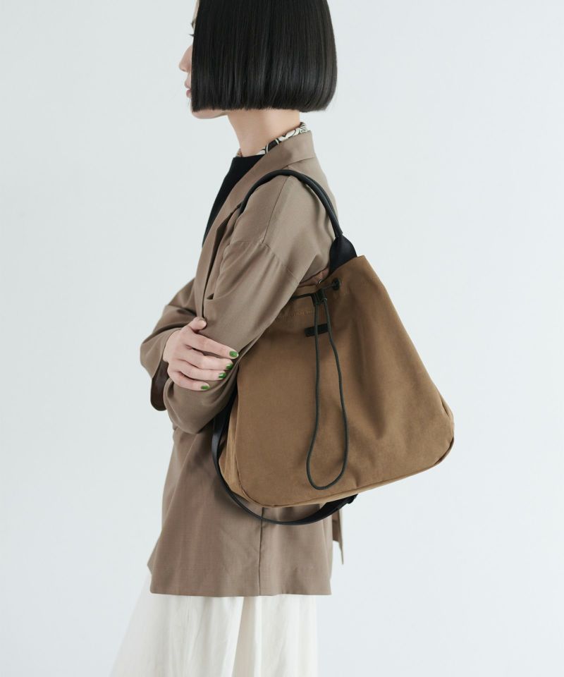 そ*う様 MIL CLOTH 2WAY DRAW STRING TOTE MIL CLOTH 2WAY DRAW STRING TOTE 2ウェイドローストリング