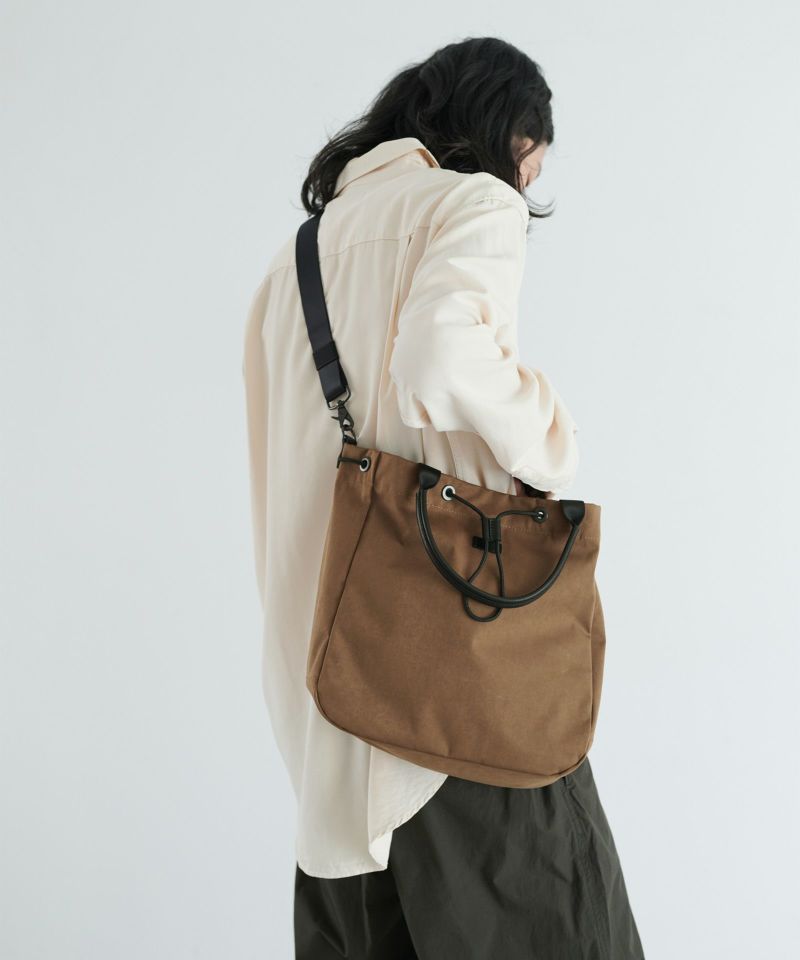 そ*う様 MIL CLOTH 2WAY DRAW STRING TOTE MIL CLOTH 2WAY DRAW STRING TOTE 2ウェイドローストリング
