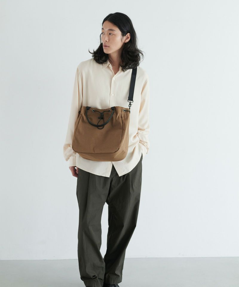 そ*う様 MIL CLOTH 2WAY DRAW STRING TOTE MIL CLOTH 2WAY DRAW STRING TOTE 2ウェイドローストリング