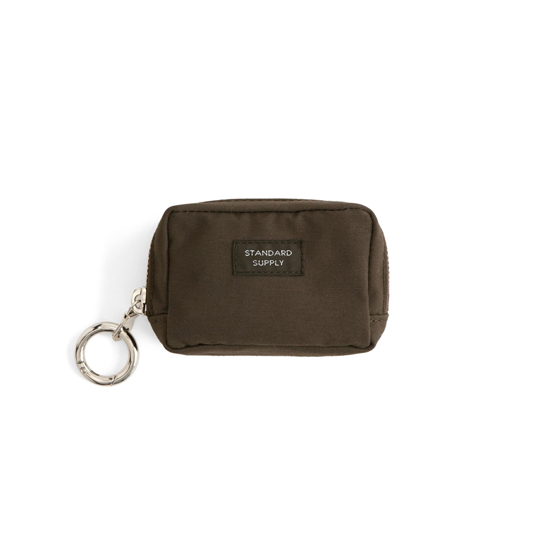 SIMPLICITY DARK BROWN EDITION SQUARE CHARM POUCH スクエアチャーム