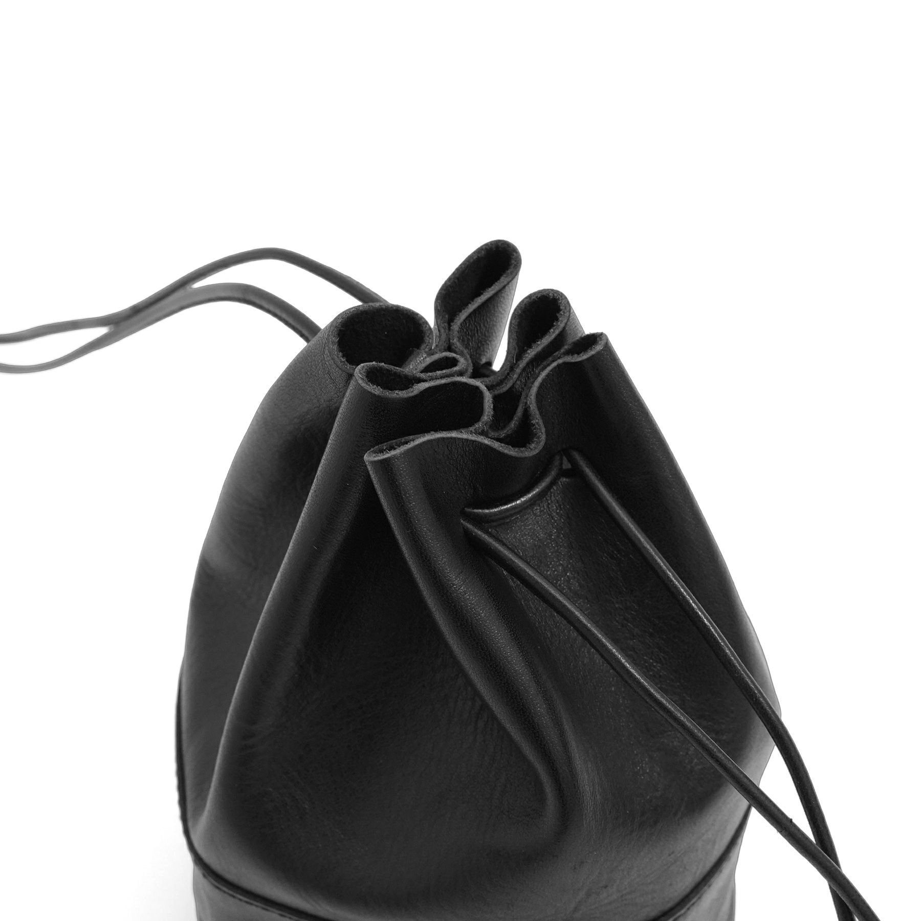 HORSE LEATHER DRAWSTRINGS POUCH S ドローストリングスポーチS