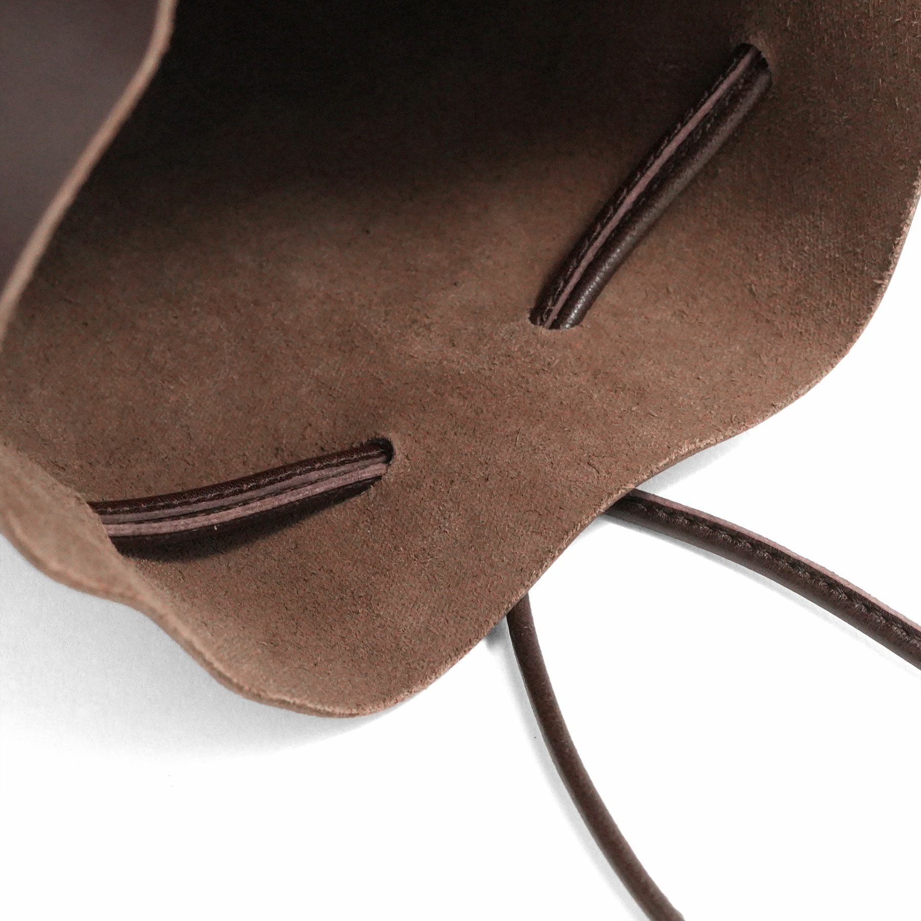 HORSE LEATHER DRAWSTRINGS POUCH S ドローストリングスポーチS